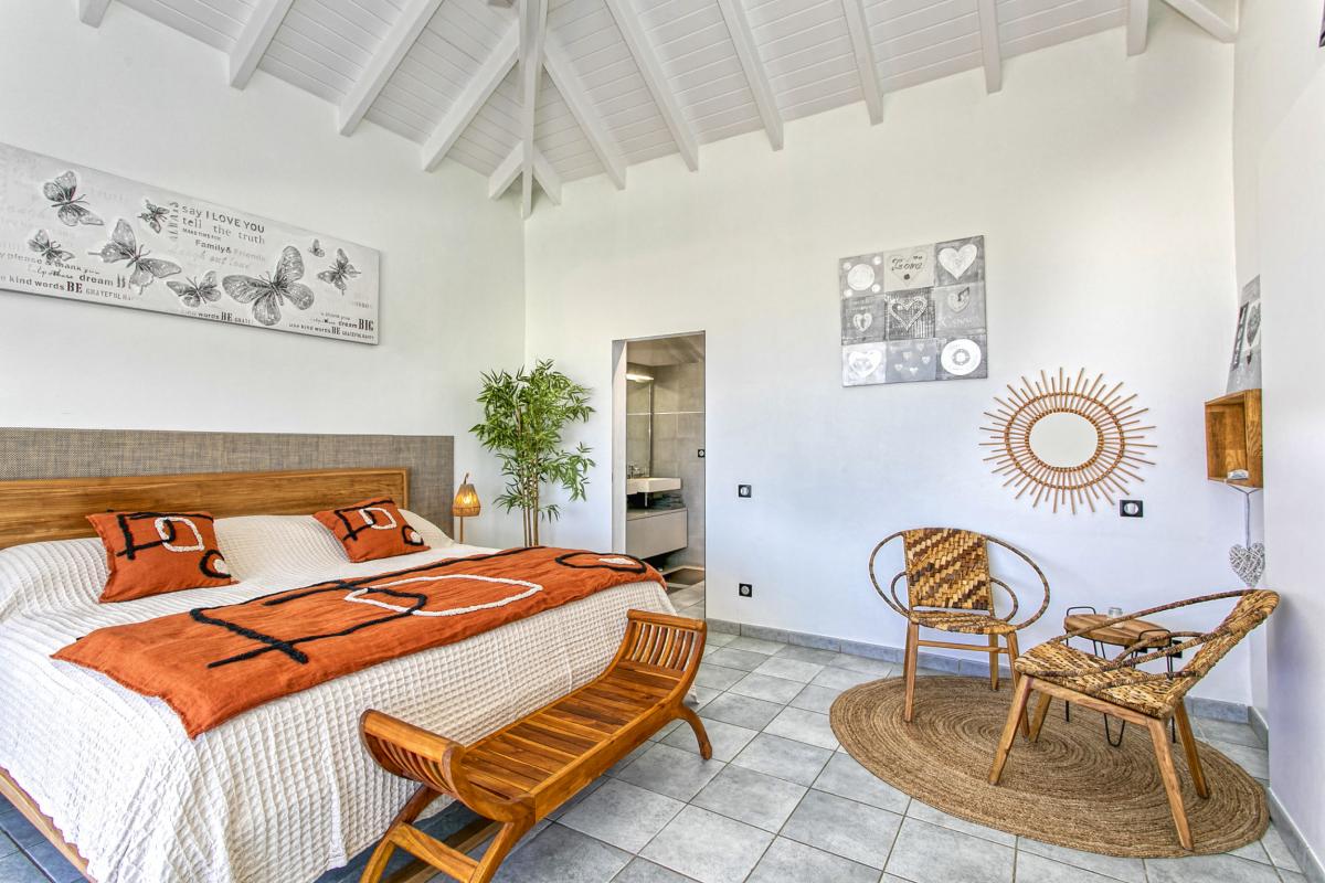 A louer villa vue mer Mont Vernont Saint Martin_ Chambre 4 - 25